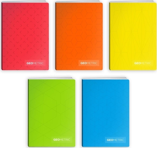 Picture of Elisa Zeszyt A5/60K kratka GEOMETRIC MIX (10szt)