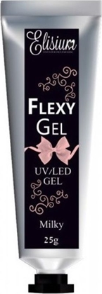Picture of Elisium Flexy Gel el do przeduania paznokci Milky 25g