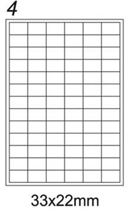 Attēls no Emerson Etykieta samoprzylepna 33x22 (eta4033x022w)