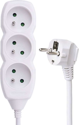 Picture of Emos Przeduacz z uziemieniem 3 gniazda 3m biay (P0313)