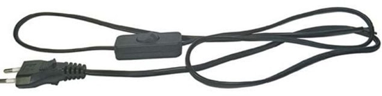 Изображение Emos Przewód przyczeniowy wycznikiem KF-HK-1 H03VVH2-F 2 x 0,75 2m czarny (S09272)