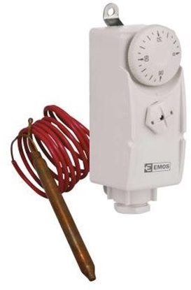 Attēls no Emos Termostat rczny z czujnikiem T80F 0-90°C 16A 230V biay (P5682)