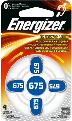 Изображение Energizer Bateria do aparatów suchowych PR44 4 szt.
