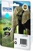 Picture of Epson Elephant Singlepack Cyan 24 Claria Photo HD Ink