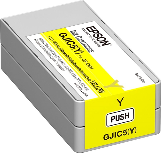 Изображение Epson GJIC5(Y): Ink cartridge for ColorWorks C831 (Yellow) (MOQ=10)