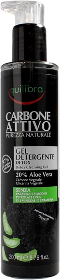 Picture of Equilibra Żel do mycia twarzy Carbo Detox Cleansing Gel Aloe Vera 200ml