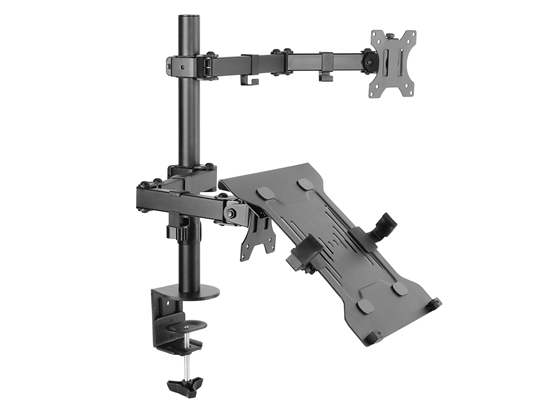 Picture of equip Notebook shelf and monitor LCD desk mount