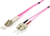 Picture of Equip LC/SC Fiber Optic Patch Cable, OM4, 1m