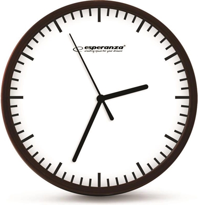 Picture of Esperanza Zegar cienny Budapest biay (EHC010W)