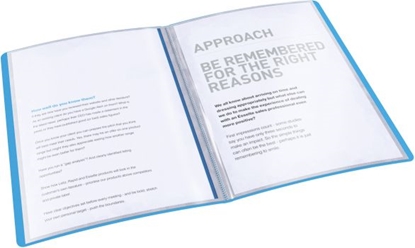 Изображение Esselte Album ofertowy Vivida A4, 20 koszulek niebieski (10K095C)