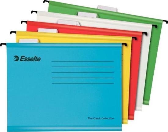 Picture of Esselte Teczki zawieszane Esselte Classic A4, kolory mix, 10 szt. 93042