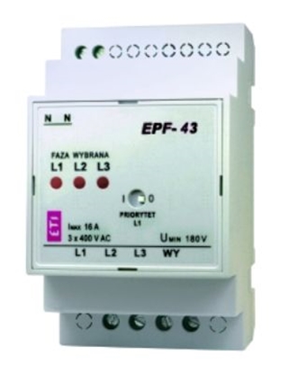 Attēls no Eti-Polam Automatyczny przełącznik faz 16A 1Z EPF-43 (002470280)