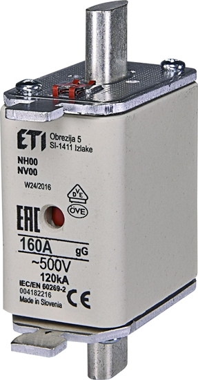 Изображение Eti-Polam Wkadka bezpiecznikowa KOMBI NH00 160A gG/gL 500V WT-00 (004182216)