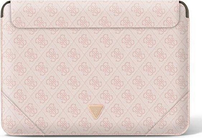 Picture of Etui na tablet Guess Guess Sleeve GUCS14P4TP 13/14" rożowy /pink 4G Uptown Triangle logo