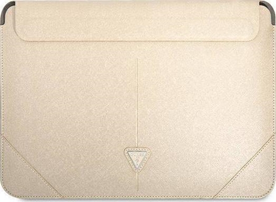 Picture of Etui na tablet Guess Guess Sleeve GUCS14PSATLE 13/14" beowy /beige Saffiano Triangle Logo