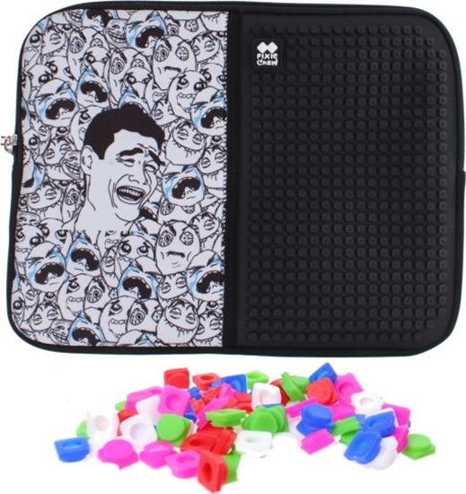 Picture of Etui na tablet Pixie Crew obudowa tabletu z wzorem trolla w kolorze biaym/czarnym