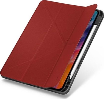 Изображение Etui na tablet Uniq UNIQ etui Transforma Rigor iPad Air 10,9 (2020) czerwony/coral red Atnimicrobial