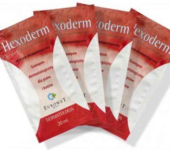 Picture of EUROWET HEXODERM SZAMPON LECZNICZY SASZETKA 20ml DLA PSÓW I KOTÓW