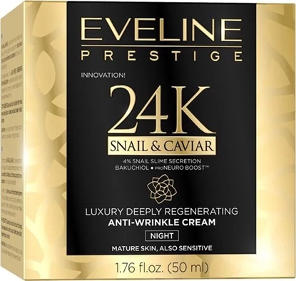 Attēls no Eveline 24K Snail & Caviar Krem na noc