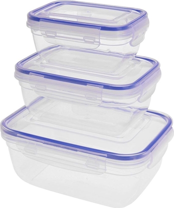 Picture of Excellent Houseware Pojemnik do ywnoci z uszczelk ZESTAW 3 szt. uniwersalny