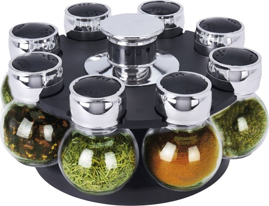 Picture of Excellent Houseware Stojak na PRZYPRAWY póka przyprawnik pojemniki 8x uniwersalny