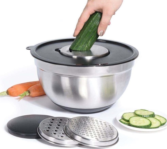 Picture of Excellent Houseware Tarka KUCHENNA 3 sztuki z misk 26 cm + pokrywka 4,5L