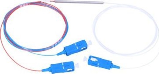 Picture of ExtraLink EXTRALINK 1:2 FBT SPLITTER 15:85 SC/UPC 900UM 1M STEEL TUBE