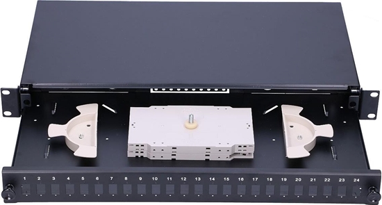 Picture of Patchpanel 24 porty czarny