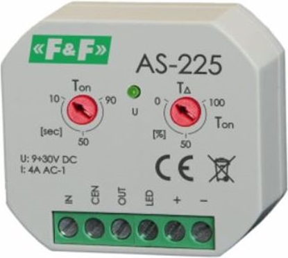 Picture of F&F Automat schodowy do puszki fi60 4A 10-90s 9-30V DC (AS-225)