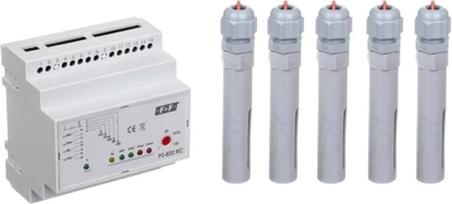 Attēls no F&F Przekanik kontroli poziomu cieczy 16/8A 2x2P 1-100kOhm z regulacj czuoci PZ-832RC