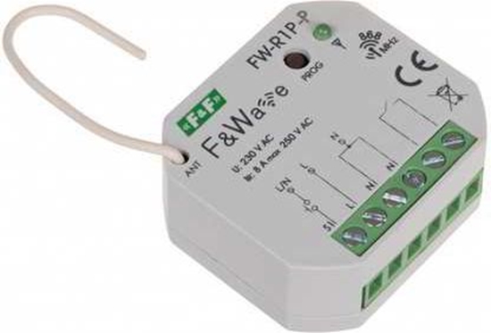 Picture of F&F Radiowy pojedynczy przekanik bistabilny monta P/t 85-265V AC/DC multifunkcyjny (FW-R1P-P)