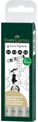 Picture of Faber-Castell cienkopisy ecco pigment (0,2 : 0,4 : 0,6 : 0,8MM) (167004 FC)