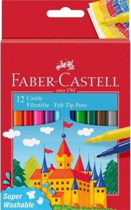 Picture of Faber-Castell Flamastry Zamek 12 kolorów FABER CASTELL