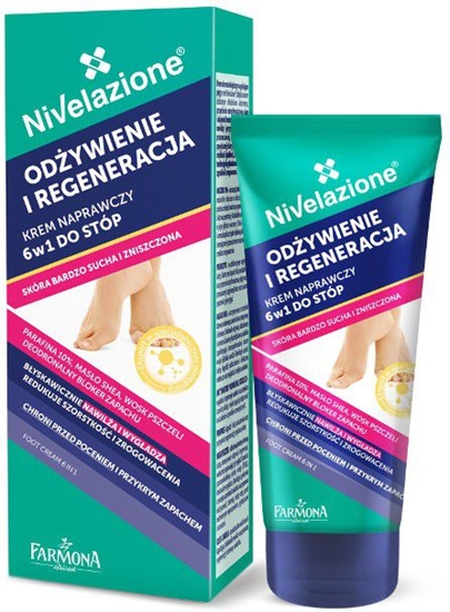 Изображение NIVELAZIONE Krem naprawczy 6w1 do stóp 75 ml