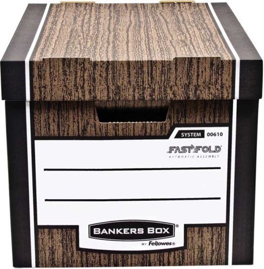 Picture of Fellowes Bankers Box WOODGRAIN - pudo na archiwa FastFold, (0061001)