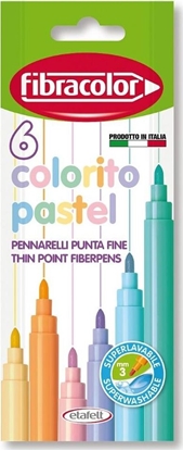 Picture of Fibracolor Pisaki Colorito Pastel 6 kolorów FIBRACOLOR