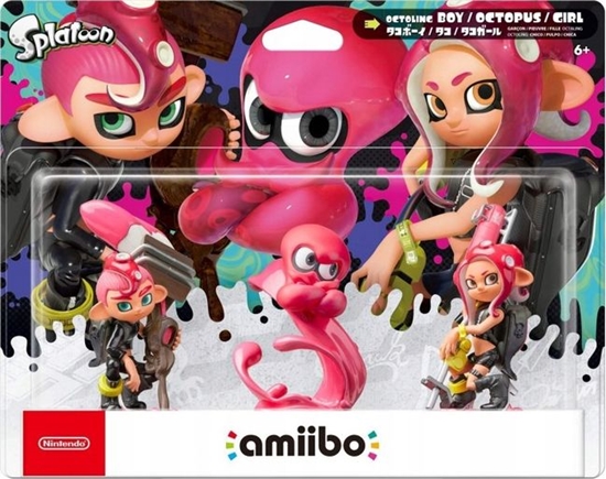 Picture of Figurka Nintendo amiibo Splatoon Octoling 3-Pack (NIFA0108)