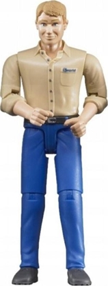 Picture of Figurka Bruder bWorld - Mężczyzna w niebieskich dżinsach (60006)