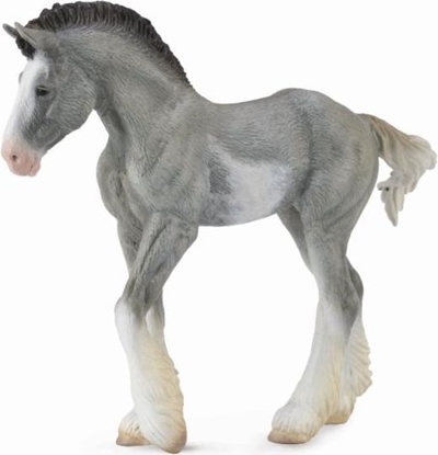 Изображение Figurka Collecta Źrebię Clydesdale Foal Blue Roan (004-88626)