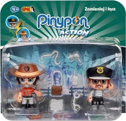 Изображение Figurka Epee PinyPon Action - Podróżnik i policjant (FPP16056)
