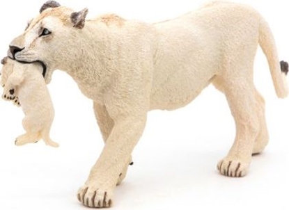 Изображение Figurka Papo Lwica biaa z modym