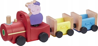 Attēls no Figurka Tm Toys Świnka Peppa - Drewniany pociąg (PEP 07210)