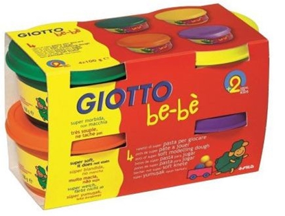 Attēls no Fila Ciastolina 4x100gr BEBE Giotto (464903 FILA)