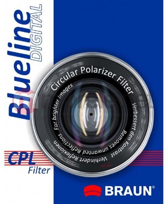 Attēls no Filtr Braun Phototechnik Filtr foto Blueline CPL 49mm blucpl49