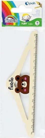Picture of Fiorello Linijka drewniana 15cm mi wieszak FIORELLO