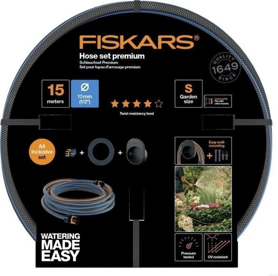 Изображение Fiskars FISKARS ZESTAW W 1/2" 15m - Q4 + UCHWYT NACIENNY FS1027678