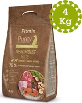 Изображение Fitmin  dog Purity Rice Semimoist Rabbit&Lamb - 4 kg