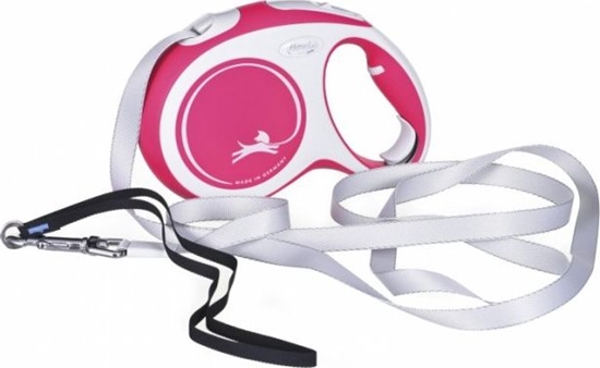 Изображение Flexi Smycz automatyczna New Comfort L tama 5 m kol. czerwony