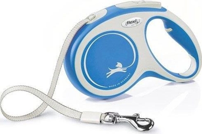 Picture of Flexi Smycz automatyczna New Comfort L tama 5 m kol. niebieski