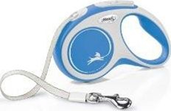 Изображение Flexi Smycz automatyczna New Comfort S tama 5 m kol. niebieski